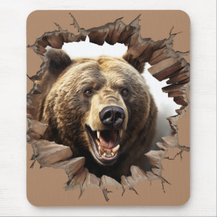 Alfombrilla De Ratón Oso Pardo