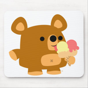Alfombrilla De Ratón Oso Personalizado lindo con bolas :) mousepad