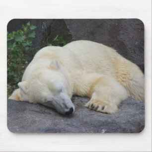 Alfombrilla De Ratón Oso Polar Durmiente
