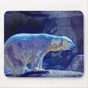 Alfombrilla De Ratón Oso polar estilizado