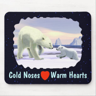 Alfombrilla De Ratón Oso Polar - Mama Nose Best