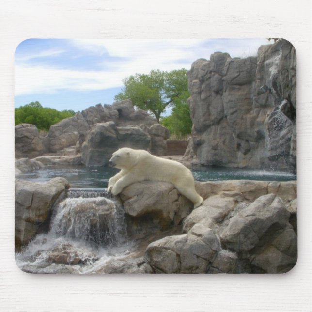 Alfombrilla De Ratón Oso polar Mousepad (Frente)