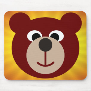 Alfombrilla De Ratón Oso sonriente