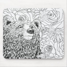Alfombrilla De Ratón Oso Valiente