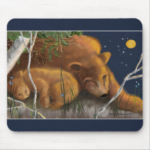 Alfombrilla De Ratón Oso y Cub de la madre