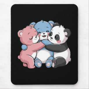 Alfombrilla De Ratón Osos de peluche con panda