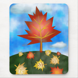 Alfombrilla De Ratón otoño-árbol