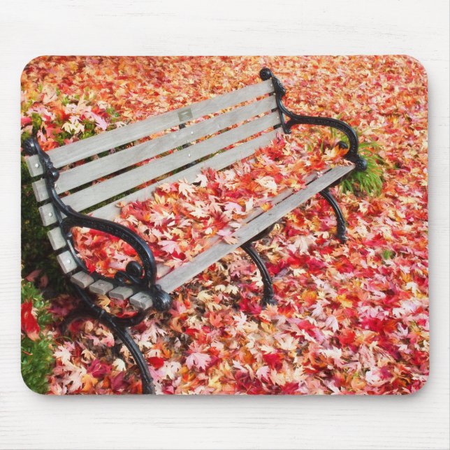 Alfombrilla De Ratón Otoño Cae La Naturaleza De La Hoja (Frente)