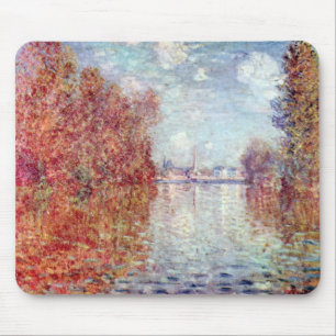 Alfombrilla De Ratón Otoño en Argenteuil por Claude Monet