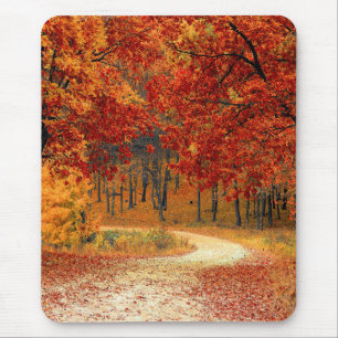 Alfombrilla De Ratón otoño en el bosque