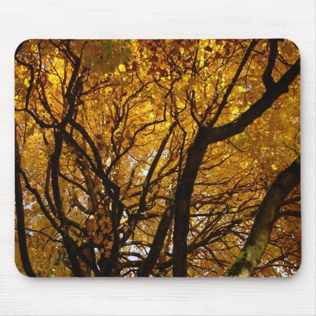 Alfombrilla De Ratón Otoño Mousepad Hermosos regalos de paisaje otoñale (Frente)