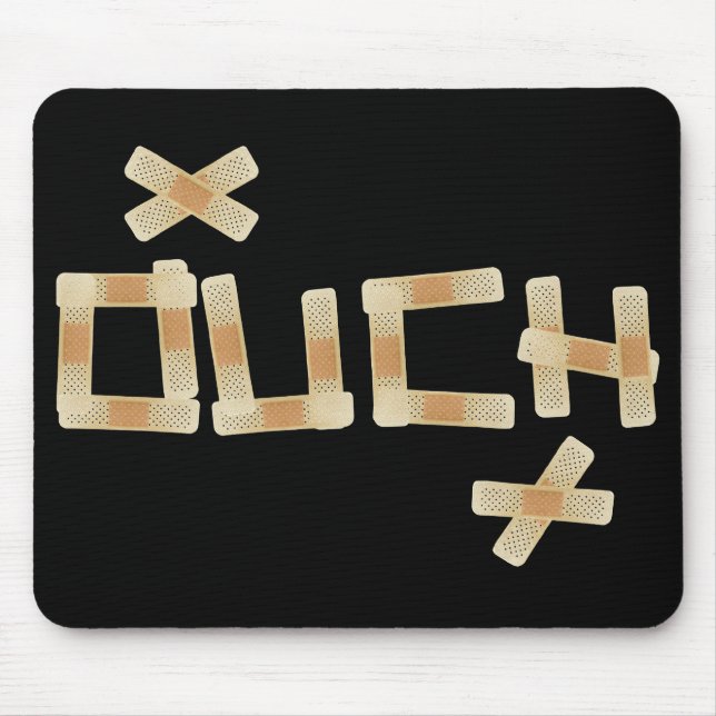 Alfombrilla De Ratón Ouch Mousepad (Frente)