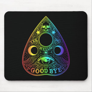Alfombrilla De Ratón Ouija Junta Planchette Halloween Gótico Paranormal