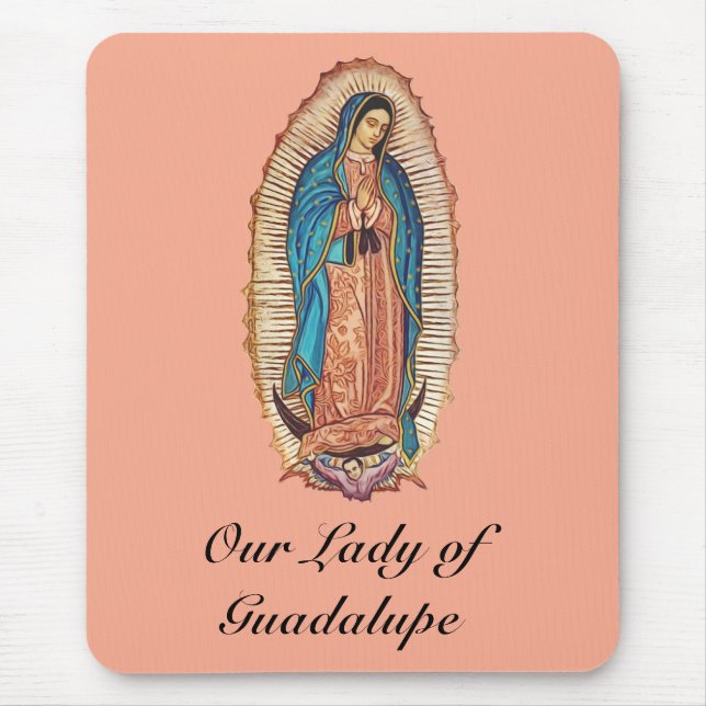 Alfombrilla De Ratón Our Lady of Guadalupe Miraculous Tilma Fine Art (Frente)