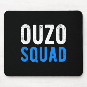 Alfombrilla De Ratón Ouzo Squad Funny Ouzo Pascua Griega Cinco De Mayo
