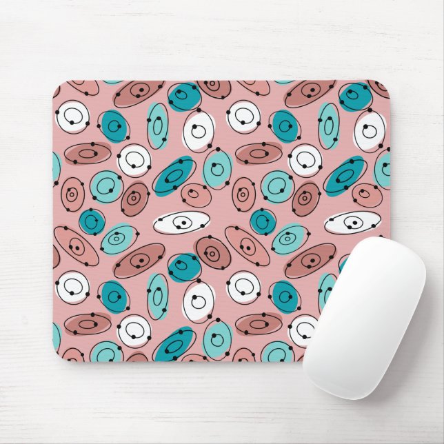 Alfombrilla De Ratón Ovalaciones atómicas (Con ratón)