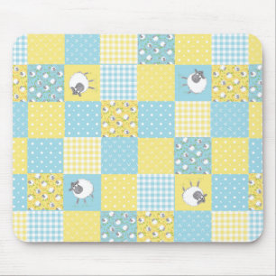Alfombrilla De Ratón Oveja divertida: Mousepad de estilo campestre, imi