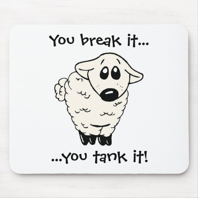 Alfombrilla De Ratón ovejas (Frente)