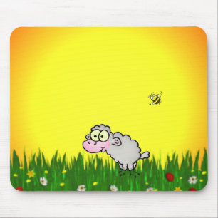 Alfombrilla De Ratón Ovejas del campo
