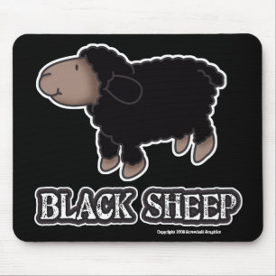 Alfombrilla De Ratón Ovejas negras Mousepad