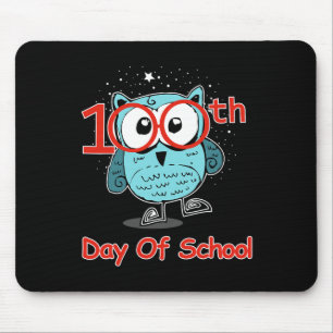 Alfombrilla De Ratón Owl 100° Día De La Escuela 100 Días Más Inteligent