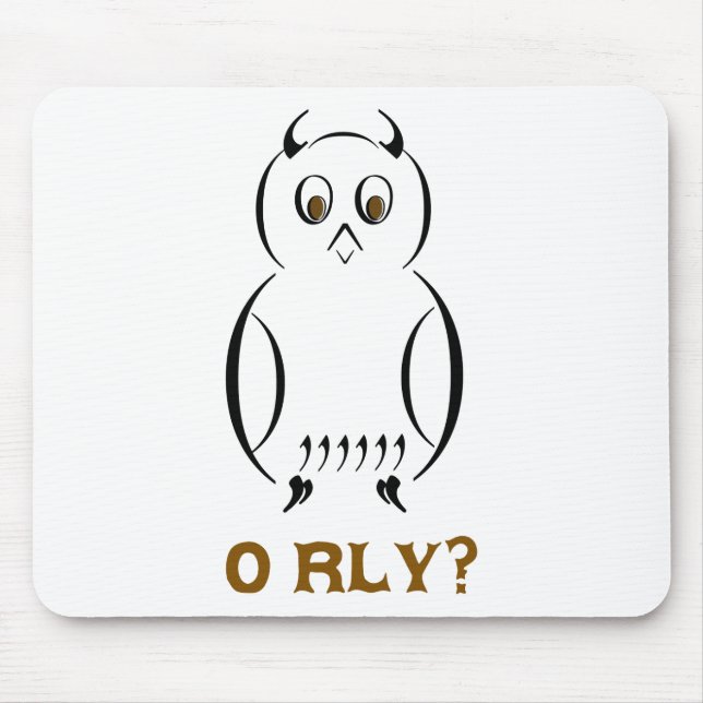 Alfombrilla De Ratón Owl O'Rly (Frente)