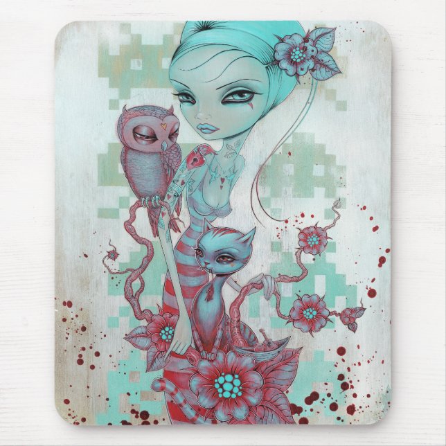 Alfombrilla De Ratón Owl&Pussycat Mousepad (Frente)