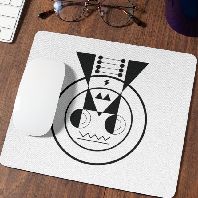 Alfombrilla De Ratón Ox Zodiac - Accesorio para escritorio geométrico U (Stay grounded at your desk - Ushi zodiac mousepad for mindful focus)