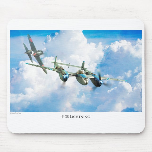 Alfombrilla De Ratón P-38 Lightning (Frente)