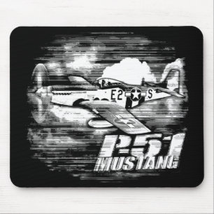 Alfombrilla De Ratón P-51 Mustang