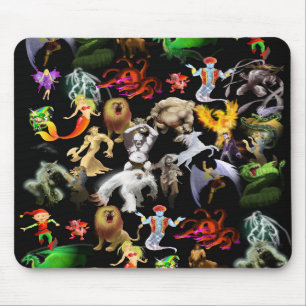 Alfombrilla De Ratón P es para Phoenix Mouse Pad (Negro)