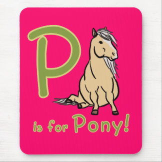 Alfombrilla De Ratón ¡P es para Pony!
