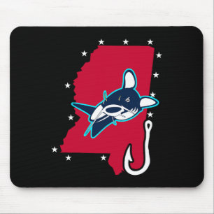 Alfombrilla De Ratón Pabellón Pesquero De La Pesquera De La Mississippi