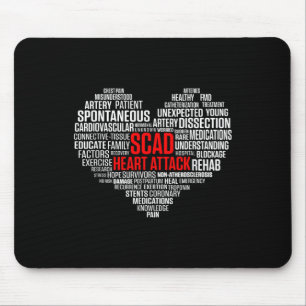 Alfombrilla De Ratón Paciente sobreviviente de ataque cardíaco Scad War