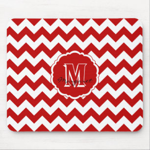 Alfombrilla De Ratón Pad de ratón Chevron SC - Rojo y Blanco