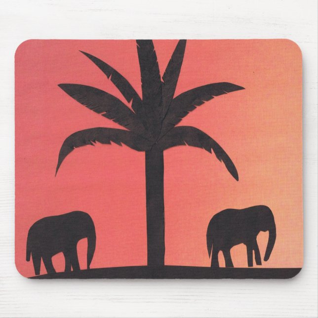 Alfombrilla De Ratón Pad de ratón con diseño de elefante (Frente)