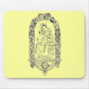 Alfombrilla De Ratón Pad de ratón de símbolos cristianos