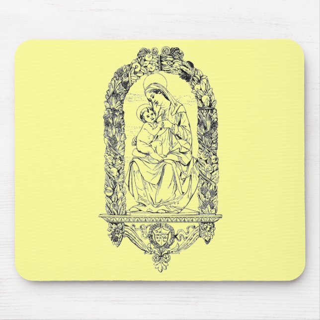 Alfombrilla De Ratón Pad de ratón de símbolos cristianos (Frente)