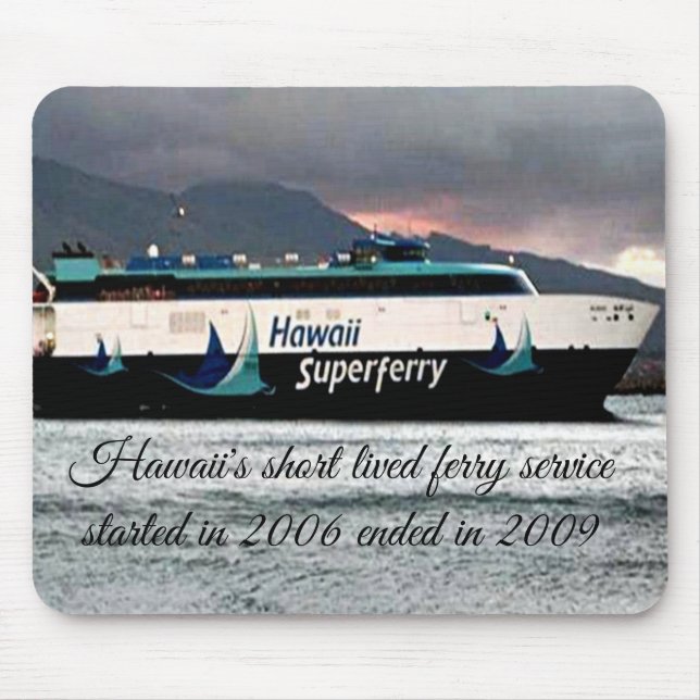 Alfombrilla De Ratón Pad de ratón de superferry de Hawaii (Frente)