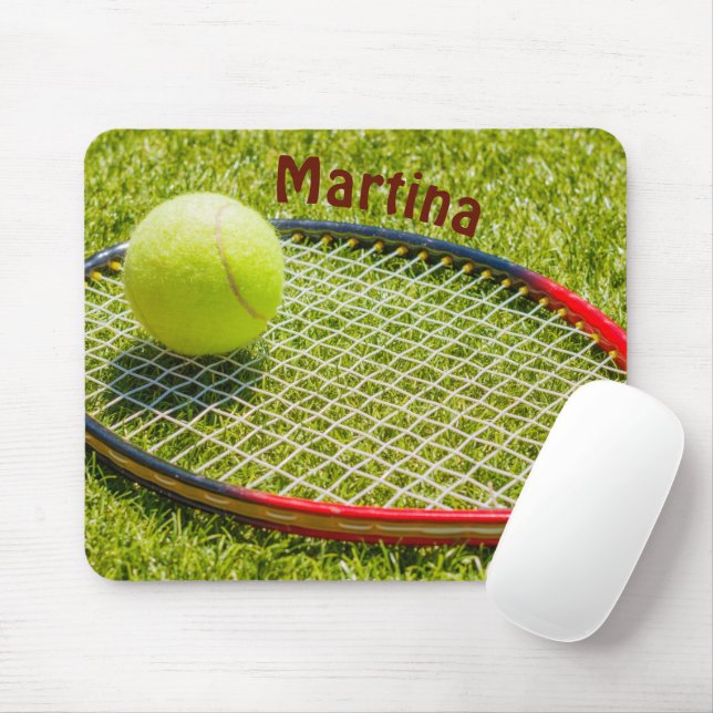 Alfombrilla De Ratón Pad de ratón personalizado con temas de tenis (Con ratón)