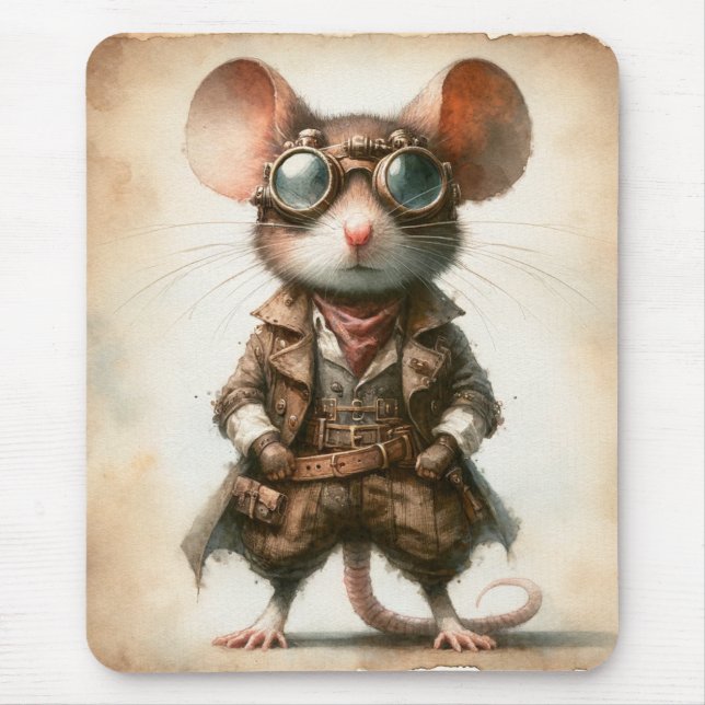 Alfombrilla De Ratón Pad de ratón Steampunk (Frente)