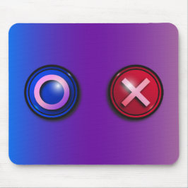 Alfombrilla De Ratón Pad del ratón con botones de votación de juegos