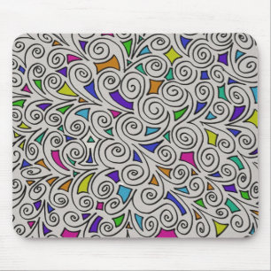 Alfombrilla De Ratón Pad del ratón con diseño abstracto
