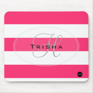Alfombrilla De Ratón Pad del ratón con tu nombre HAMbyWG - Rosa