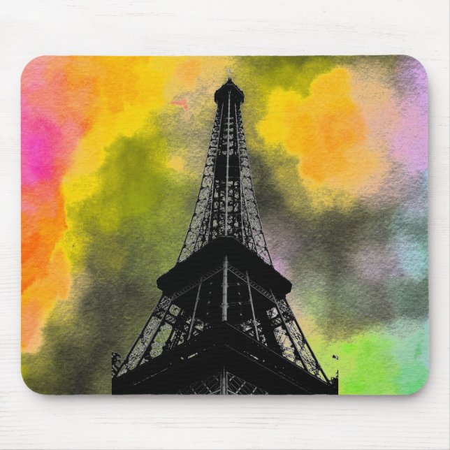 Alfombrilla De Ratón Pad del ratón de la Torre Eiffel (Frente)