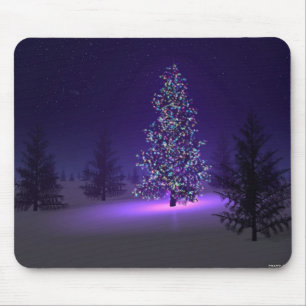 Alfombrilla De Ratón Pad del ratón del árbol de Navidad