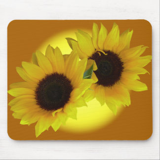 Alfombrilla De Ratón Pad del ratón del girasol Hermosos regalos de flor
