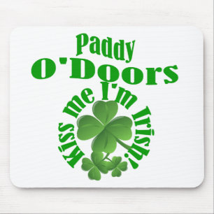 Alfombrilla De Ratón Paddy O'Doors, gracioso nombre irlandés