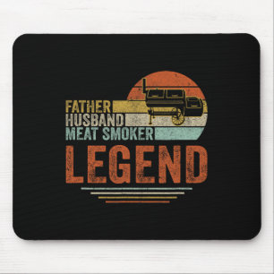 Alfombrilla De Ratón Padre Hussein Meat Smoker Legend Grilling Dad