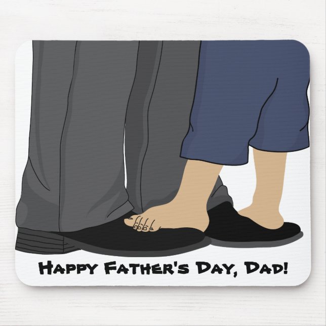 Alfombrilla De Ratón Padre Mousepad niño y papá (Frente)